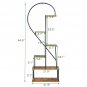 2-Pack Heart Shape 6-Layer Indoor Plant Rack