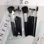 Multi Piece Makeup Brush Set with Storage Bag