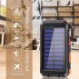 38800mAh Portable Type-C Solar Power Bank