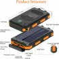 38800mAh Portable Type-C Solar Power Bank