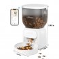4L/16.9 Cups Smart Automatic Cat Feeder with APP Control
