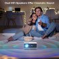 FUDONI Projector with WiFi and Bluetooth 4K Support
