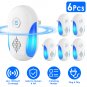 6-Pack Ultrasonic Rodent & Pest Indoor Repeller