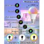 4-Pack 9W E27 Smart Light Bulb