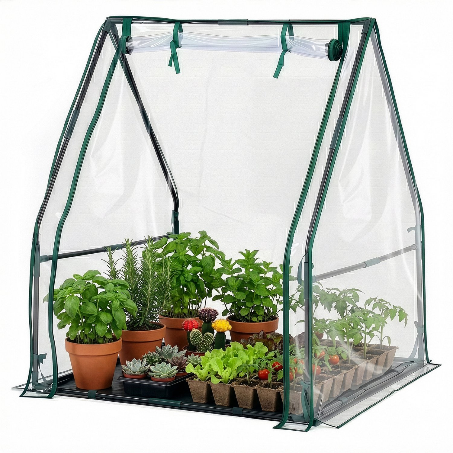 Outdoor UV Protected 2-Layer PVC Cover Plant Hot House