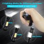 2-Pack USB Rechargeable Small LED Flashlights with Work Light