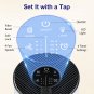 MOOKA 475Sq.ft Air Purifier Cleaner HEPA Filter