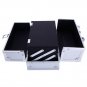 Aluminum Jewelry Storage Box Lockable Cosmetic Organizer