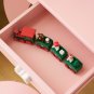 Kids' Wooden Vanity Table and Stool Set with LED Lights