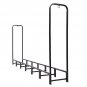 8FT Heavy Duty Firewood Storage Rack with Weatherproof Cover