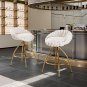 2-Pack Counter Height Swivel Bar Stools
