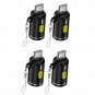 4-Pack USB-C LED Light