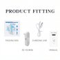2-Pack Rechargeable Medical Forehead Thermometer