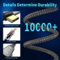 2-Pack 90Degree 40G 240W USB4 Cable with Thunderbolt 4 (3.3ft)