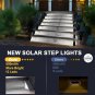 2-Pack Solar Waterproof Outdoor Stair Lights