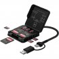 5 In 1 Memory Card Reader with Storage Case