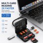 5 In 1 Memory Card Reader with Storage Case
