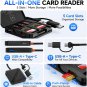 5 In 1 Memory Card Reader with Storage Case