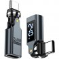 2-Pack PD 240W 360 & 180 Degree USB C Adapter with LED Digital Display