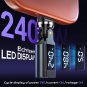 2-Pack PD 240W 360 & 180 Degree USB C Adapter with LED Digital Display