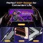 2-Pack PD 240W 360 & 180 Degree USB C Adapter with LED Digital Display