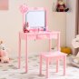 Children's Dressing table Set with LED Backlit
