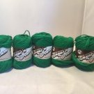 5 Lily Sugar'n Cream 100% Cotton Yarn ~ Emerald ~~  discontinued color