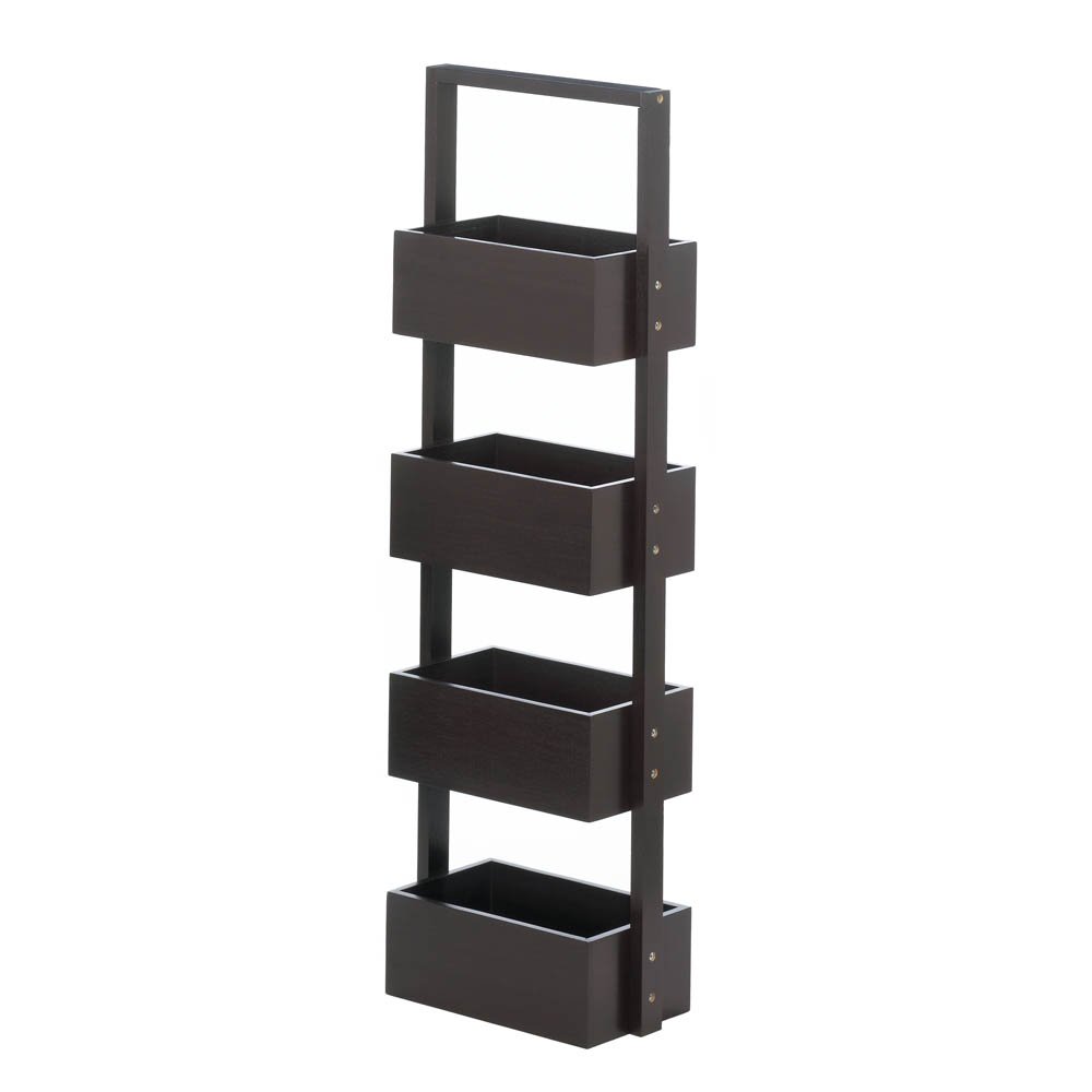 Espresso 4-Tier Bamboo Tower