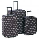 Skull n Crossbones Luggage - 3pc Set