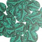 Round Sequin 1.5" Malachite Green Gem Rocks Opaque
