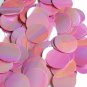 30mm Sequins Orchid Pink Rainbow Iris Shiny Opaque. Made in USA