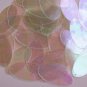 Crystal Iris Luminescent Sequins Oval 1.5" Large Couture Paillettes