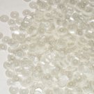 8mm Cup SEQUIN FACET PAILLETTES ~ CRYSTAL CLEAR Transparent ~ Made in USA