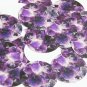 Round Sequin 1.5" Dark Amethyst Quartz Crystal Gems Opaque