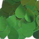Teardrop Sequin 1.5" Kelly Green Metallic