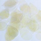 Teardrop Sequin 1.5" Yellow Crystal Luminescent