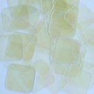 Square Diamond Sequin 1.5" Yellow Crystal Luminescent