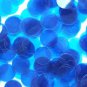 20mm Sequins Aqua Turquoise Blue Transparent See-Thru. Made in USA