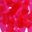 Rectangle Sequin 1.5" Magenta Pink Transparent See-Thru