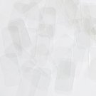 Rectangle Sequin 1.5" 2 hole Crystal Clear Transparent See-Thru