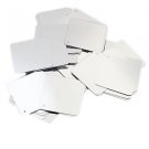 Silver Shiny Metallic Rounded Square Diamond 1.5" Couture Sequin Paillettes