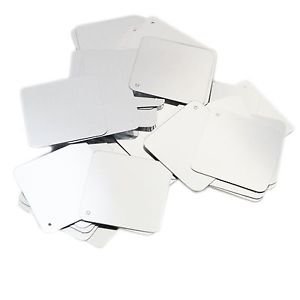 Silver Shiny Metallic Rounded Square Diamond 1.5" Couture Sequin Paillettes