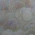 Crystal Iris Rainbow Iridescent Sequins 24mm (1") Flat Round Top Hole Paillettes