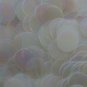 Crystal Iris Rainbow Iridescent Sequins 24mm (1") Flat Round Top Hole Paillettes