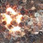 SEQUIN FACET 8mm Shallow Cup Loose PAILLETTE ~ Tortoiseshell Brown Speckled