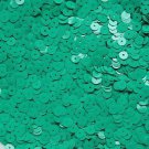 6mm Sequins Green Opaque. Made in USA