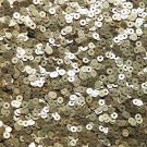 3mm Sequins Gold Matte Silk Frost. Made in USA