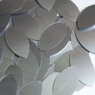 Navette Leaf Sequin 1.5" Steel Silver Gray Metallic