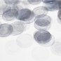 20mm Cup Sequins Crystal Clear Transparent See-Thru. Made in USA