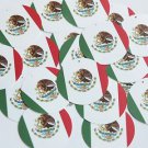Round Sequin 1.5" Mexican Flag Mexico Multicolor Opaque